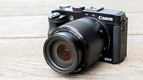 Дизайн фотоаппарата Canon PowerShot G3X
