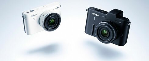 цифровые фотоаппараты nikon j1, nikon v1