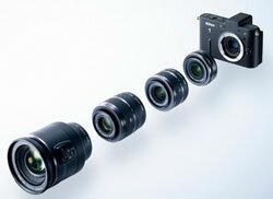 сменные объективы для цифровых фотоаппаратов Nikon 1 J1, Nikon V1